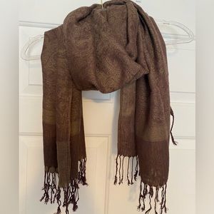 Brown Pashmina Scarf